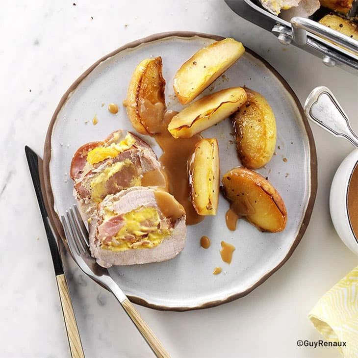 Pommes Roti Rôti orloff et pommes au caramel | Le Porc Français